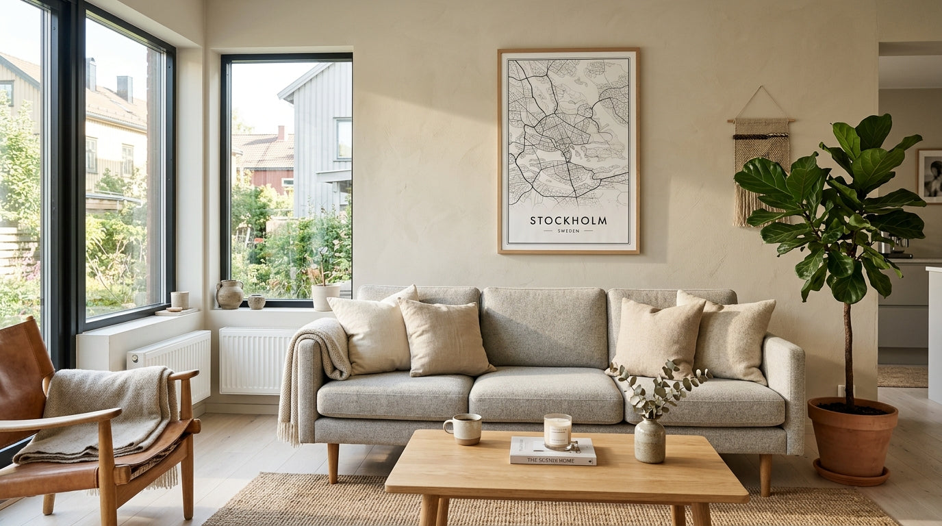 Cadre Déco Salon Moderne : Le style scandinave