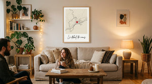 Affiche "Le début de nous" : Une phrase courte et percutante