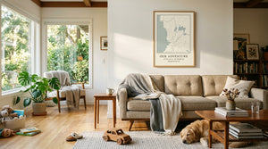 Affiche Personnalisée Maison : Coordonnées de votre foyer