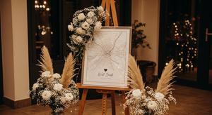 Décoration Salle Mariage : Affichez votre histoire à l'entrée